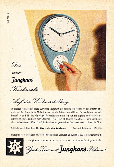 Anzeige von 1958 Weltausstellung Brüssel