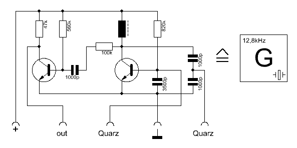 Quarzoszillator der Junghans Astro-Chron