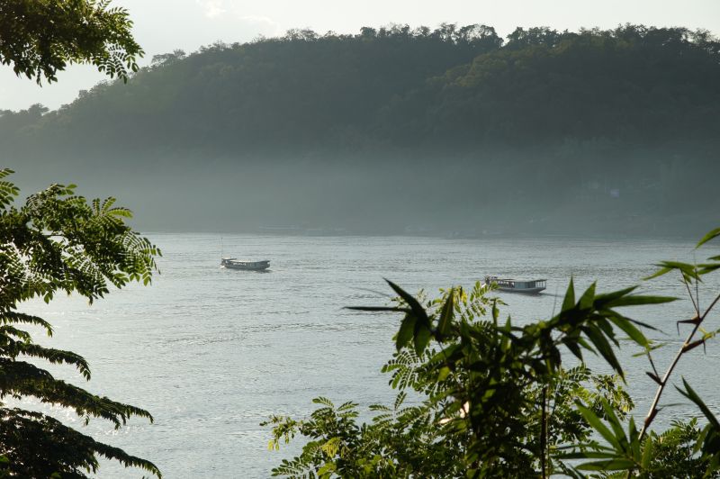 Der Mekong in Luang Prabang